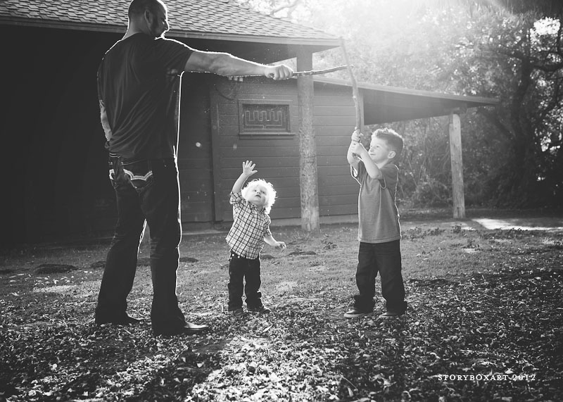 Raiders Football Family Photograph