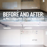 Before and After Photography Studio Makeover #bayareaphotographer #portraits #headshots #minimal #garage #beforeandafter
