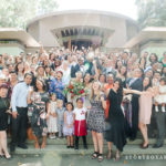 wedding party group photo at Mills College #group #wedding